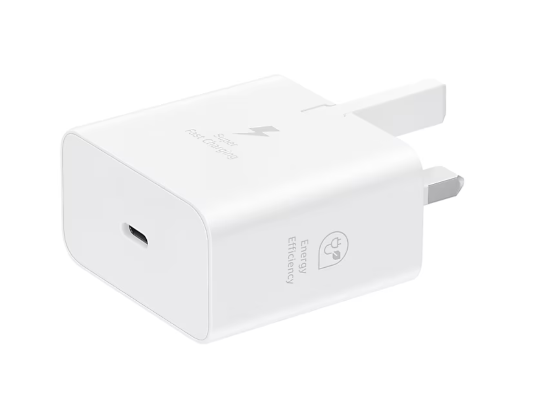 Buy Samsung 25W Power Adapter without Cable - White for Fast Charging in Qatar Buy Samsung 25W Power Adapter without Cable - White for Fast Charging in Qatar